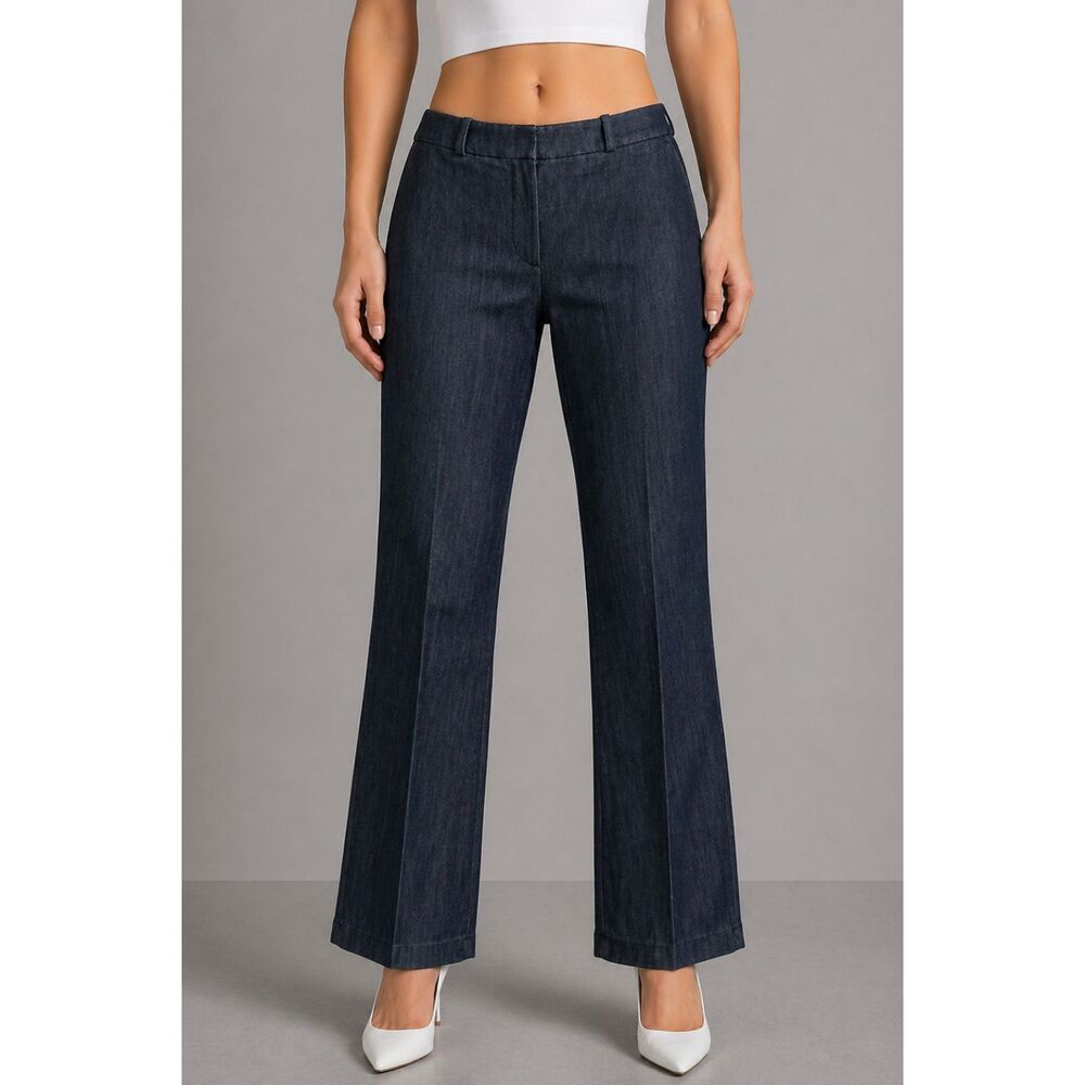 Kate Spade Bootcut Rigid Denim Jeans Blue 12
